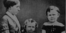 Julia Grant with sons, Ulysses Jr. & Fred