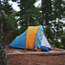 tent pitched at a campsite at Voyageurs National Park