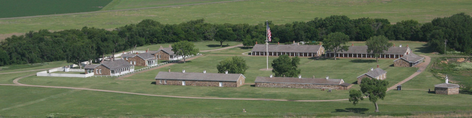 Aerial View of Fort Larned