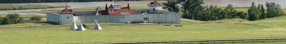 View of Fort Union Trading Post NHS from Bodmer Overlook