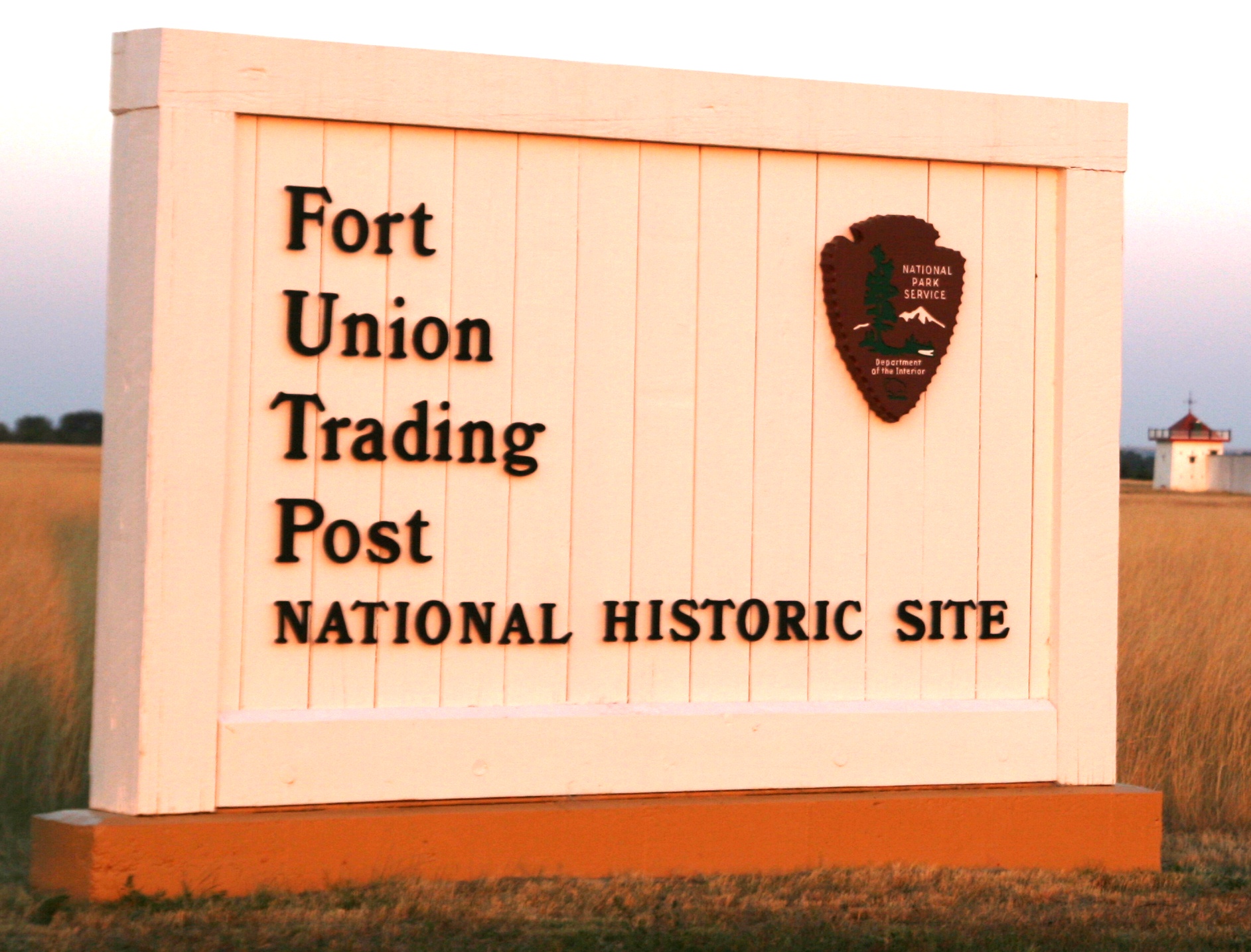 Fort Union Trading Post NHS Sign Fort Union Trading Post NHS Sign