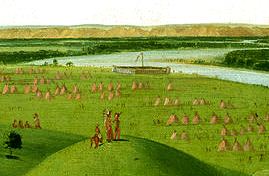 George Catlin - Fort Union, Mouth of the Yellowstone River, 2000 Miles above St. Louis. George Catlin - Fort Union, Mouth of the Yellowstone River, 2000 Miles above St. Louis.