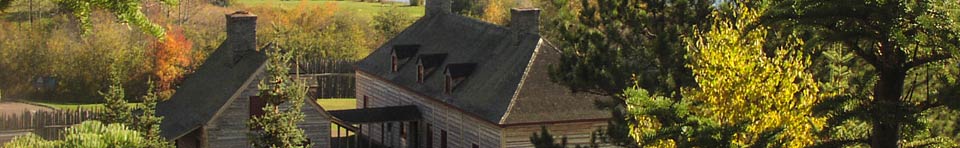 A fall day on Mt. Rose overlooking the historic depot at Grand Portage.
