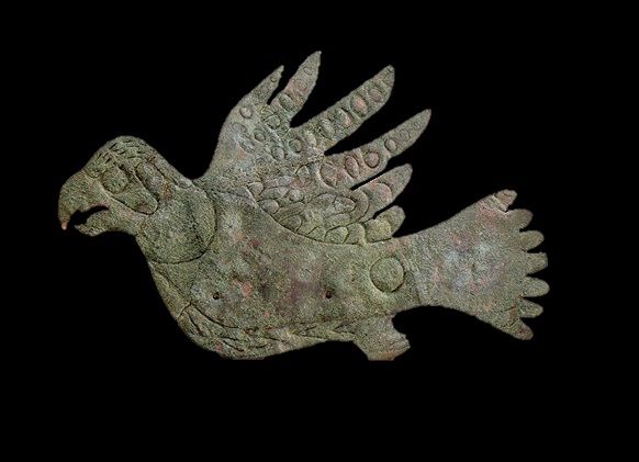 Copper effigy bird Copper effigy bird
