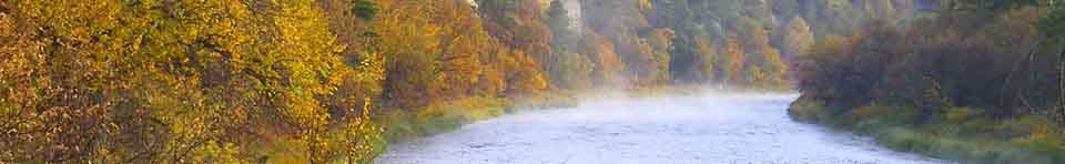 The Niobrara National Scenic river comes alive with color in the fall. 