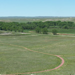 The view from the top of the Daemonelix Trail.