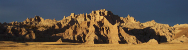Sunset on the Badlands at Cedar Pass