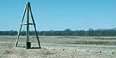 Replica catapult device at Huffman Prairie Flying Field. Replica catapult device at Huffman Prairie Flying Field.