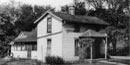 Hoover's birthplace as it appeared before restoration: a two-story white frame house. Hoover's birthplace as it appeared before restoration: a two-story white frame house.