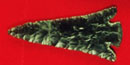 Obsidian point from the Mound City Group.
