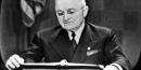 Truman making a speech on TV. Credit: Truman Library Truman making a speech on TV. Credit: Truman Library
