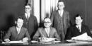 Jackson County Judge Truman with his fellow judges and clerks. Credit: Truman Library. Jackson County Judge Truman with his fellow judges and clerks. Credit: Truman Library.