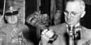 Senator Truman inspects items at Camp Crowder. Credit: Truman Library Senator Truman inspects items at Camp Crowder. Credit: Truman Library