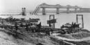 Floating bridge in Korea. Credit: Truman Library Floating bridge in Korea. Credit: Truman Library