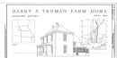 Detail of Truman farm home architectural drawing. Credit: National Park Service Detail of Truman farm home architectural drawing. Credit: National Park Service