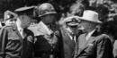 President Truman with Generals Eisenhower, Patton, Bradley, and others at Potsdam Conference. Credit: Truman Library President Truman with Generals Eisenhower, Patton, Bradley, and others at Potsdam Conference. Credit: Truman Library