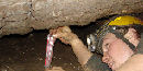 A caver measures wind speed at the Humdinger / NPS file photo A caver measures wind speed at the Humdinger / NPS file photo