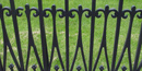 Cast iron fence outside the Old Courthouse, part of the Jefferson National Expansion Memorial Cast iron fence outside the Old Courthouse, part of the Jefferson National Expansion Memorial