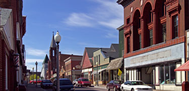 Calumet's Fifth street still retains much of its early 1900s character.