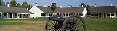 The restored fort at Fort Wilkins State Park allows visitors to see what life was like for the soliders that garrisoned this post.