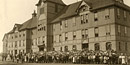 Washington School was built in 1875 by the Calumet & Hecla Copper Mining Company. Washington School was built in 1875 by the Calumet & Hecla Copper Mining Company.