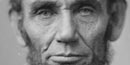 Photo of President Lincoln with beard Photo of President Lincoln with beard