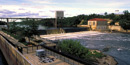 Lock and Dam Number 1 from a long distance. Lock and Dam Number 1 from a long distance.