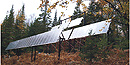 This solar collector provides power for the water well at the Au Sable Light Station in Pictured Rocks National Lakeshore. This solar collector provides power for the water well at the Au Sable Light Station in Pictured Rocks National Lakeshore.