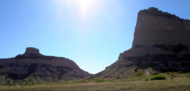 Mitchell Pass as seen from the Summit Road.  