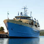 RANGER III dock at Park Headquarters at Mott Island