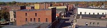 Downtown Calumet still retains much of its early 1900s appearance.