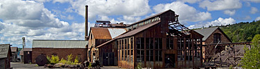 Quincy Smelter site along Portage Lake