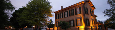 Lincoln Home at dusk