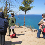 Ranger leading hike