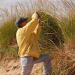 photographing the dunes