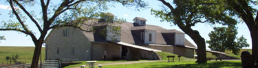Visitor Information Desk located in the barn during summer months