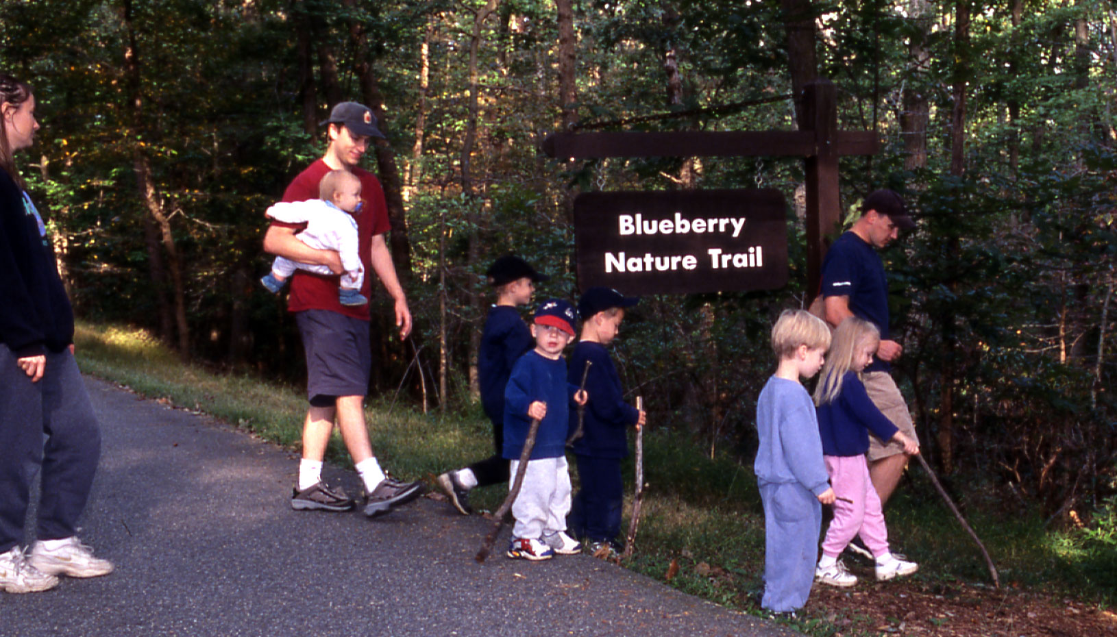 A spring hike on the Blueberry Nature Trail in Greenbelt Park