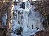 Waterfall at Fall Hollow frozen