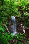 tall waterfall at Fall Hollow