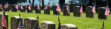 Memorial Day Flags at the National Cemetery