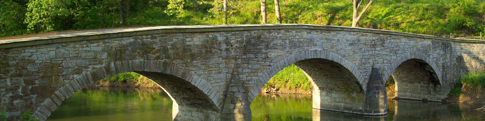 Burnside Bridge across Antietam Creek