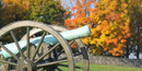 Cannon with fall colors Cannon with fall colors