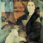 Portrait of Clara Barton for Art of Clara Barton show.