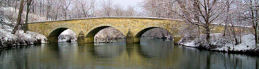 Winter morning at Burnside Bridge