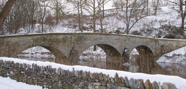 Snow Covered Burnside Bridge