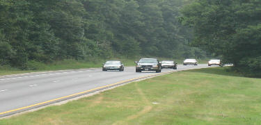a picture of vehicles traveling north on the Baltimore Washington Parkway