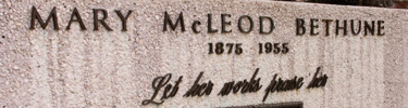 The Mary McLeod Bethune Memorial in Lincoln Park