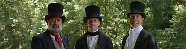 Photo of canal officals during 1828 ground breaking park special event.