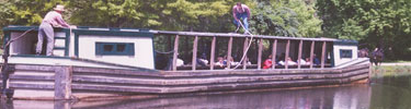 Photo of canal clipper leaving Lock 20.