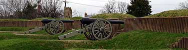 Current day photo of Fort Stevens.